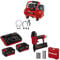 Einhell Akku-Kompressor TE-AC 36/6/8 Li OF Set Power X-Change (36 V, max. 8 bar, 6 l-Tank, 130 l/min Ansaugleistung, Motordrehzahl 16000 min^-1, inkl. 2x 3,0 Ah Akku, Twincharger und Druckluft-Tacker)