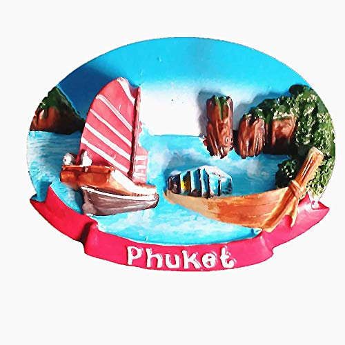 Phuket Island Thailand 3D Kühlschrankmagnet Touristen-Souvenir Geschenk Home Küche Dekoration Magnetaufkleber Phuket Island Thailand Kühlschrankmagnet Kollektion
