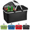 Haokaini Isolierte Picknickkorbtasche - 30L Zusammenklappbarer Campingkühler Thermalbox Einkaufskorb für Strandtagesausflug Outdoor-Aktivitäten Campingreisen