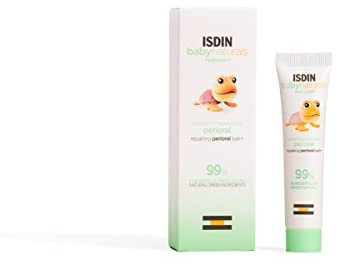 ISDIN Baby Naturals Bálsamo Reparador Perioral, con Un 99% de Ingredientes de Origen Natural, 15 Mililitros