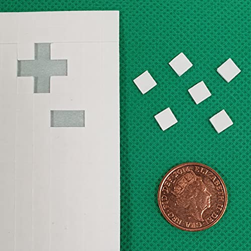 1320 Pieces 5mm Double Sided Foam Sticky Pads, Self Adhesive 3D Foam Craft Tabs, Double Sided Mounting Adhesive