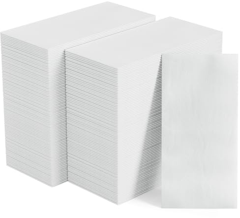 420PACK Disposable Hand Towels for Bathroom, Soft and Absorbent Paper Guest Towels Disposable Decorative Bathroom Hand Napkins for Kitchen, Parties, Weddings, Dinners