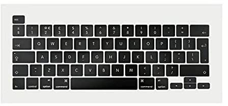 ICTION Lot de touches de rechange QWERTY pour clavier britannique MacBook Pro Retina 40,6 cm A2141