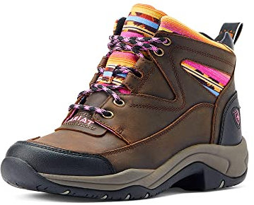 ARIAT Damen Geländestiefel Wanderstiefel, Canyon Tan/Cheetah Serape, 7