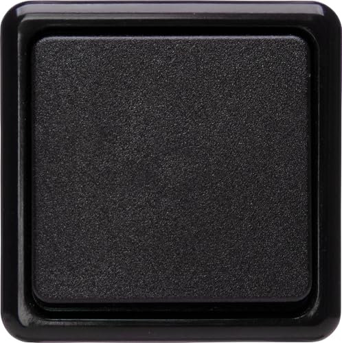 KOPP Aufputz-Programm Standard, schwarz, Taster, 10 A, 250 V, 514305000