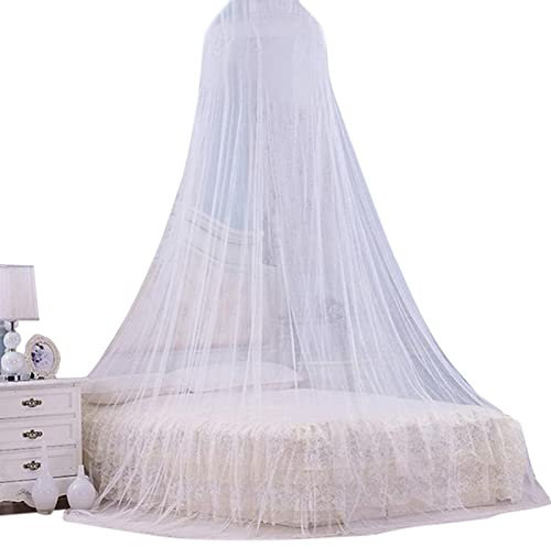 Canopy Netting Vorhang Travel Hanging Tüll Repellent Zelt, White Net, 60 * 650 * 1100cm