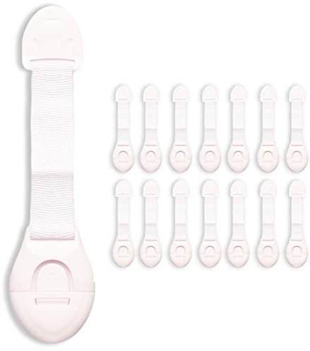14 Stück Schrank Kindersicherung, Schubladensicherung Baby, Kinder Schranksicherung, Schranksicherung Baby Sicherung für Schränke, Kühlschränke, Türen, Schubladen