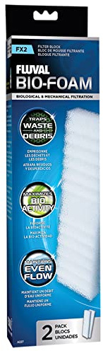 Fluval FX2 Rippled Bio-Foam A227 Filter Media 2-Pack for Aquarium Fish Tank