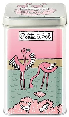 DLP - Boîte à Sel Flamant Rose (en métal)