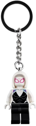 LEGO MARVEL 854292 Porte-clés Ghost-Spider à partir de 6 ans, Blanc.
