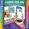 QR-Code-Aufbewahrungsschilder, farbcodierte, scannbare Aufkleber für Aufbewahrungskörbe, Umzug, Container und Organisation, Lagerbestand, Android und iOS-App, 60 Stück