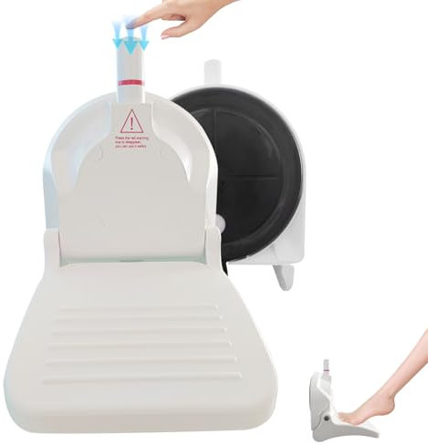 LORESJOY Reposapiés para Ducha y Baño con Ventosa - Ayuda Auxiliar de Agarre para Afeitado de Pierna - Soporte Pedal