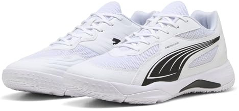 PUMA Unisex Solarflash Iii Hallenturnschuh, Weiß Schwarz, 40 EU
