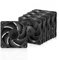 ARCTIC P12 Pro PST (5 Piezas) - Potente Ventilador de Caja PC Premium, Case Fan PWM de 120 mm con Divisor de Cable en Y, 600–3000 rpm, 0 rpm <5% PWM, Rodamiento fluidodinámico, 4 Pines - Negro