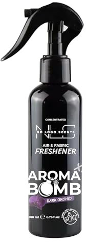 Aroma Bomb Air Freshener Spray 200ML - All - Purpose Odor Remover For Car Interior, Home, And Fabrics | Powerful, Lasting Fresh Scent. (DARK ORCHID)