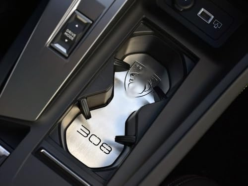 Couvercle en Acier pour 2021+ Peugeot.308 III 3 | Porte-gobelet Decor | 1 Pièce e-308 308 SW P5 Tuning Accessoires