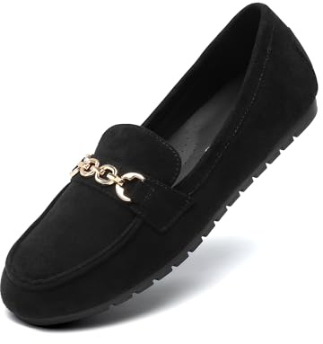 DREAM PAIRS Casual Mocassini Donna | Slip-on, Soletta imbottita, supporto arco, design elegante, per lavoro e tempo libero.