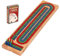 ADOCARN 1satz Cribbage Brettspiel Aus Massivem Holz Mit Karten Und Stiften Tragbares Tischspiel Für Partys Familienspiele Und Gesellige Abende Für Drinnen Und Draußen