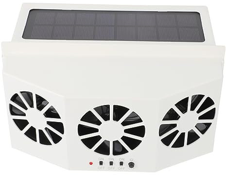 OSALADI Ventilador De Ventana Automotriz Enfriador Solar Portátil Eliminación De Olores y Gases