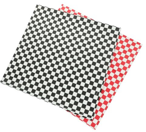 KICHOUSE 100 Blatt Backpapier Pergamentpapier Lebensmitteleinlagepapier Geschenkpapier Für Lebensmittel Backpapier Speiseölpapier Hühner Geschenkpapier Ofenfest Sandwich Motive
