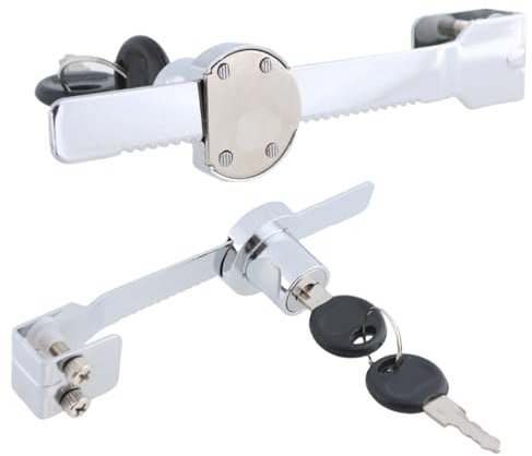 Upgrades Display Case Lock Mit Wichtigen Sicherheitsverriegelungs Glasschrank Sicherheitsschloss Mit Schlüsselset Für Glastür Und Schubladen