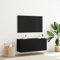 Générique Meuble TV Mural Chêne Noir 100x30x41 cm Bois d'ingénierie,Meubles TV,16.4KG-863084
