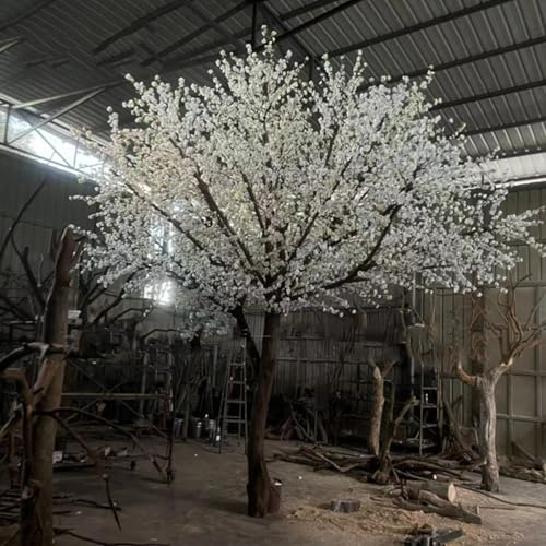 Simulated Pear Tree, Fake Peach, Plum and Cherry Tree, Indoor Decoration Stage Large Hotel Wedding Props Landscaping 7M