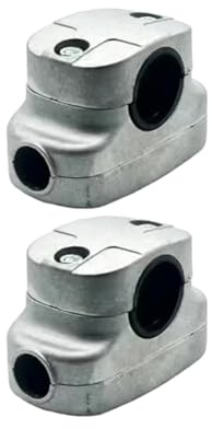 Geieold 60x90mm Spare Part Handle Bracket Clamp Aluminum 26/28mm Clamps Set for Grass Trimmer Brush Cutter Lawn Mower