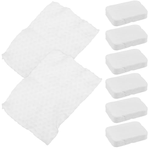 TOYZFRIENDY 8 Stück Teiliges Dicke Baumwoll pads mit Perlenstruktur Langlebig und Vielseitig für Make up entfernung Gesichtsreinigung und Feuchte Kompressen Geeignet für Professionelle