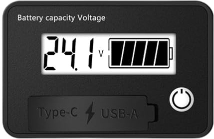 DC8–30 V Batteriezähler, Kapazitätsspannungen, Indikatoren, Messgeräte, Lithium-Blei-Säure-Anzeigen, Autobatterie-Monitore
