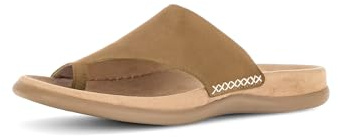 Gabor Damen Flip Flops, Frauen Zehentrenner,Best Fitting,Peanut (14),39 EU / 6 UK