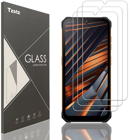 Tzstz 3 x Tempered Glass Screen Protectors for Hammer Iron Va Hardness 9H Scratch-Resistant (Not Full Screen)