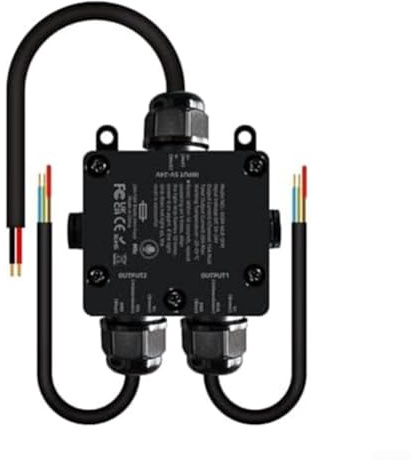 HanOaki LED Strip Controller für ESP32 mit IP65 Bewertung und eingebautem Mikrofon, 20A Ausgang für WS2811 für WS2812B SK6812 SM16703P FL19038, App-gesteuerte dynamische Beleuchtung für Pool Boot DIY