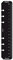 Filofax Personal schwarz Lineal (b133609)
