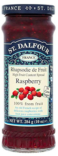 St Dalfour Raspberry Fruit Spread, 284g