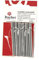 Rayher Klangstäbe, hohl, 6 mm ø, Länge 14 cm, Btl. 6 Stück, Windspiel Stäbe, Aluminiumstäbe, Windspiele, 2537022, Silber