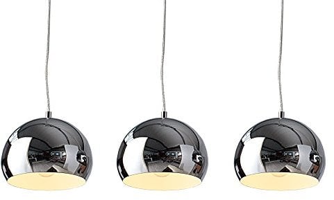 invicta INTERIOR Designer Hängeleuchte CHROMAGON Kugelleuchte Lampe Leuchte Hängelampe