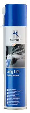 Normfest Long Life – Karosserieschutz auf Wachsbasis, schnelltrocknend, wasserverdrängend und extrem Abriebfest, transparenter Schutzfilm für Bleche, Karosserieteile & Oldtimerpflege – 400ml