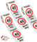 alles-meine.de GmbH 3 Stück Rollen Toilettenpapier - 40. Geburtstag/vierzig und Sexy - Happy Birthday - WC Klopapier Klopapier - 28 m - Verkehrsschild - Geschenkartikel -..