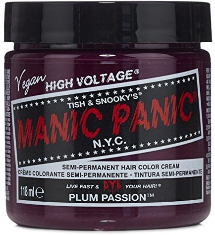 Manic Panic High Voltage Classic Cream Formula Semi-Permanente Haarfarbe 118ml (Plum Passion)