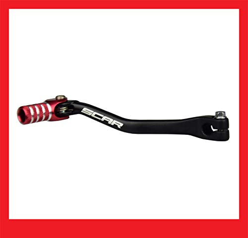 SCAR Schalthebel Ganghebel kompatibel mit GAS GAS EC 125 200 250 300 EC125 EC200 EC250 98-19 - Rot