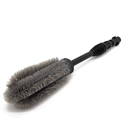 Wheel Wash Brush for Karcher K Series (K2/K3/K4/K5/K6/K7) Pressure Washer (Soft Bristle Hand Brush)