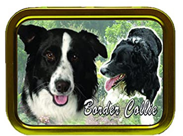 Border Collie Dog Breed Tobacco Tin & Products Gift