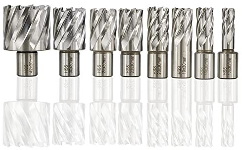 1pc 12-42mm Schnellarbeitsstahl Metall Kernbohrer Ringfräser Hohlbohrer Lochöffner Metall Bohrwerkzeuge-1 Stück 42x35mm