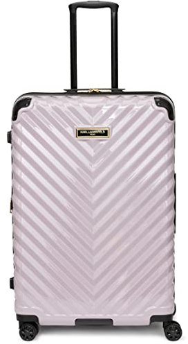 Karl Lagerfeld Paris Damen Koffer Spinner Rollen Hardside, Flieder, Einheitsgröße, Koffer Spinner Rollen Hardside