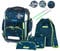 Schneiders Vienna Schneiders 78399-072 - Schulranzen Ergolite Sonic, 9-teiliges Set mit Schultasche, Federmäppchen, Schlamper, Sportbeutel, 3 Klett-Motiven und 2 Leuchtstäben