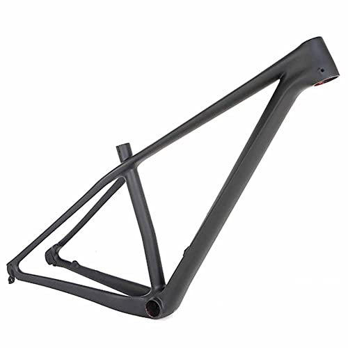OKUOKA Carbon Fahrrad Fahrradrahmen Mountainbike-Rahmen aus Kohlefaser Ganz schwarz matt EPS Rahmen der Offroad-XC-Klasse Schnelle Veröffentlichung 29 Zoll Anpassbar (Size : 29x19)