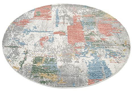 OCI New Villa City Teppich 598 Multicolor 120 cm rund