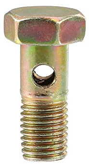 A ABSOPRO 1 Stück M8x1 Banjo Bolzen Bremsleitung Befestigung Adapter Eisen Bronze Ton