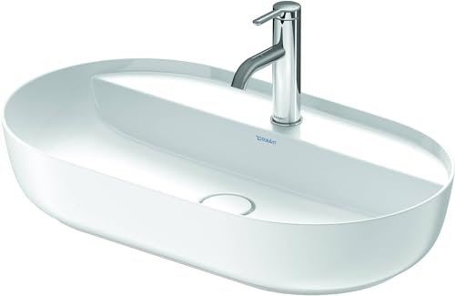 Duravit Luv Aufsatzbecken Innenfarbe Weiß Hochglanz, Aussenfarbe Weiß Seidenmatt 700mm